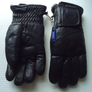 CONROY LJapan adies Black Imported Leather Gloves Size-M